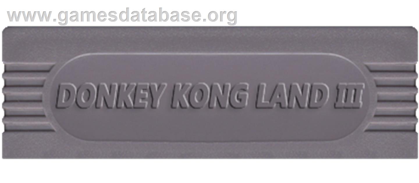 Donkey Kong Land 3 - Nintendo Game Boy - Artwork - Cartridge Top