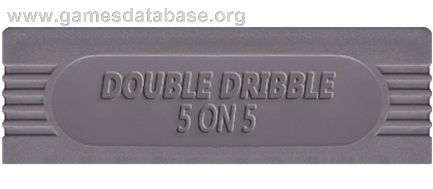 Double Dribble: 5 on 5 - Nintendo Game Boy - Artwork - Cartridge Top