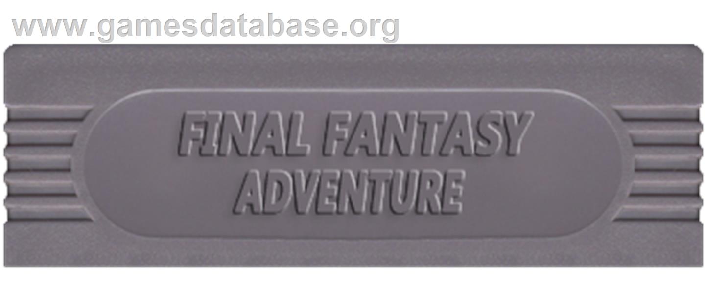 Final Fantasy Adventure - Nintendo Game Boy - Artwork - Cartridge Top