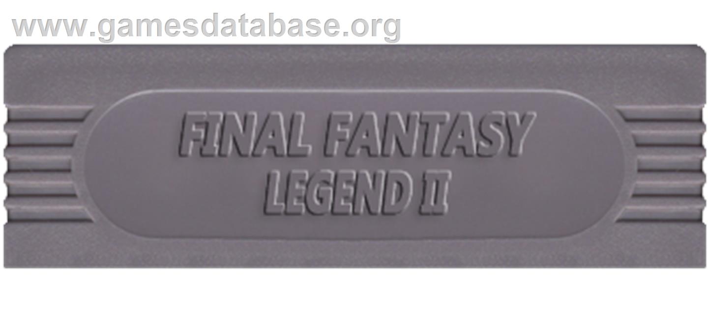 Final Fantasy Legend 2 - Nintendo Game Boy - Artwork - Cartridge Top