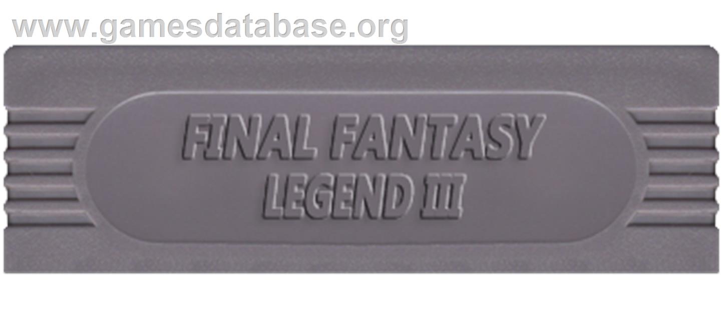 Final Fantasy Legend 3 - Nintendo Game Boy - Artwork - Cartridge Top