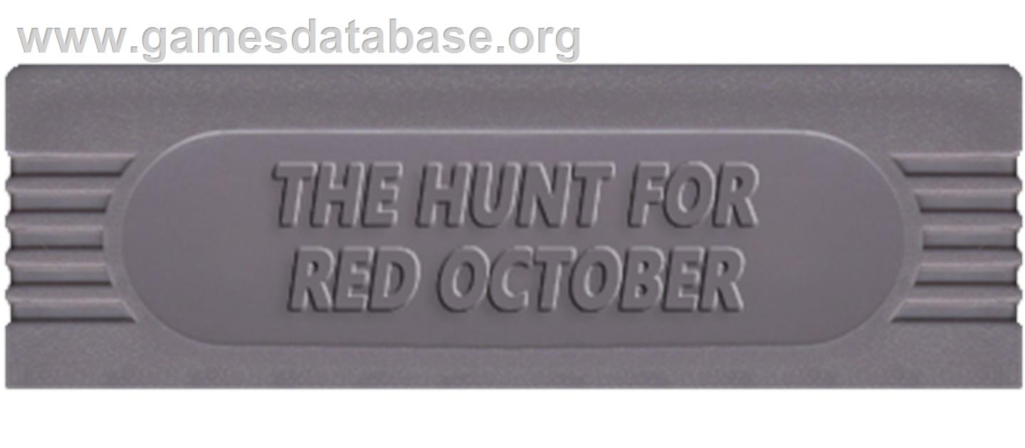 Hunt for Red October, The - Nintendo Game Boy - Artwork - Cartridge Top