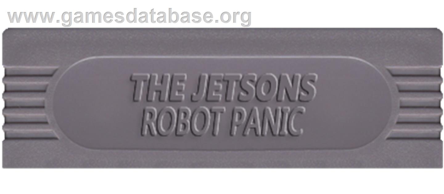 Jetsons: Robot Panic - Nintendo Game Boy - Artwork - Cartridge Top