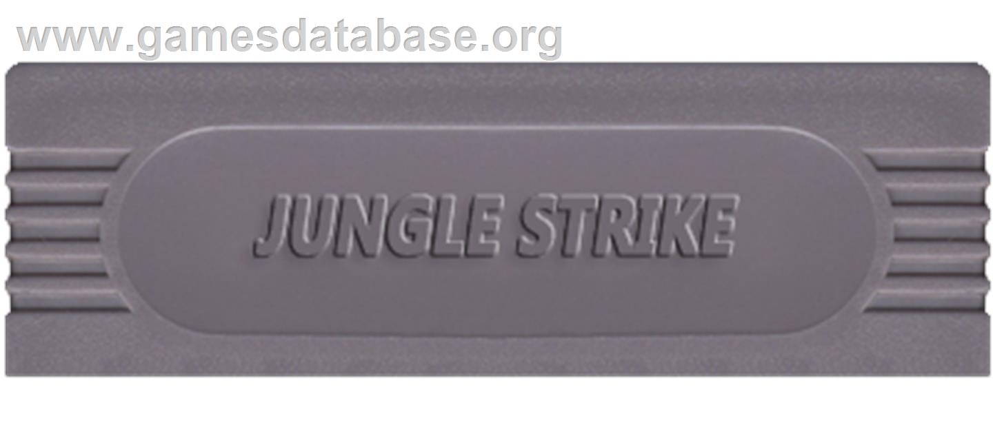 Jungle Strike - Nintendo Game Boy - Artwork - Cartridge Top