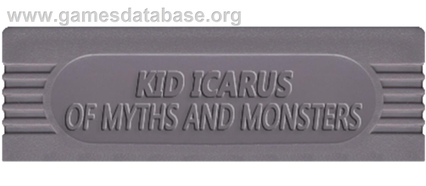Kid Icarus: Of Myths and Monsters - Nintendo Game Boy - Artwork - Cartridge Top