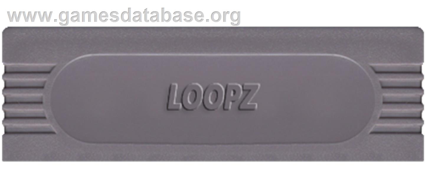 Loopz - Nintendo Game Boy - Artwork - Cartridge Top