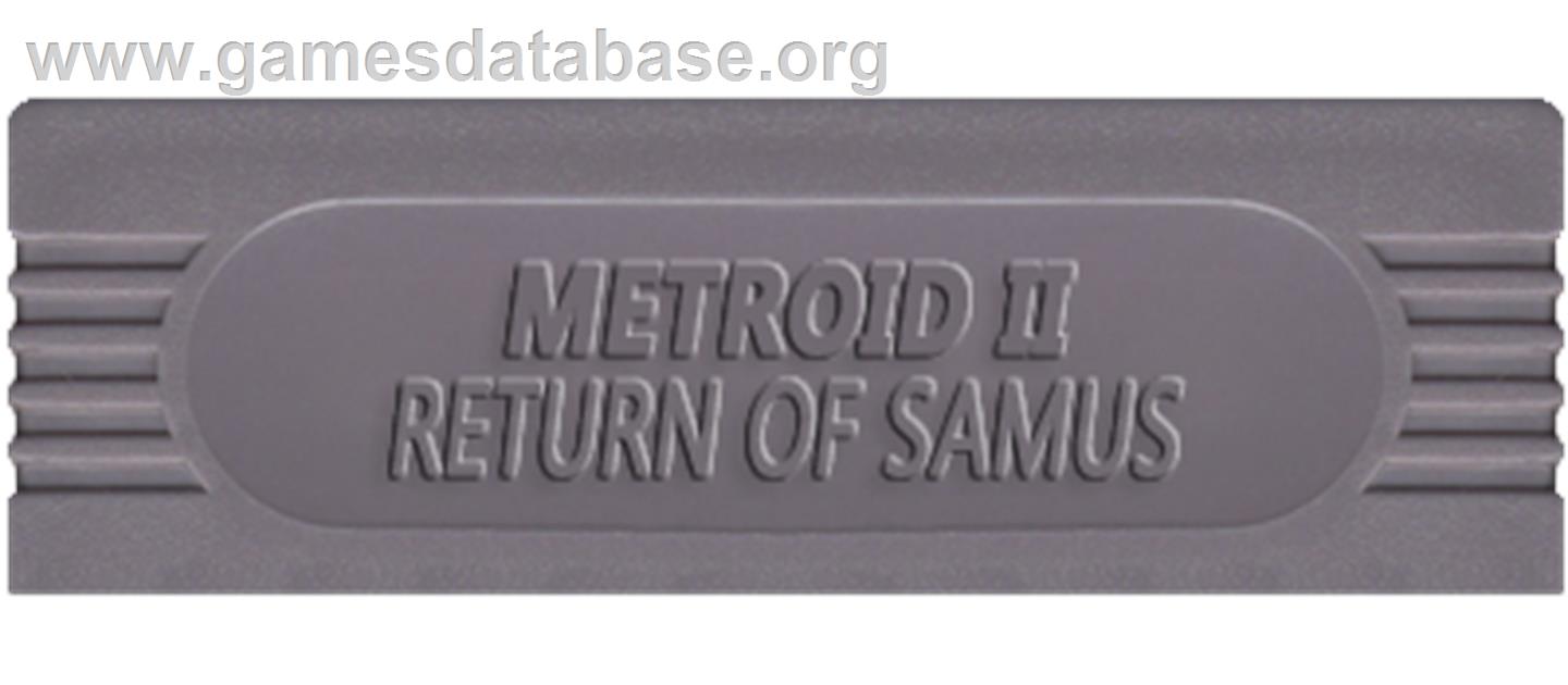 Metroid II - Return of Samus - Nintendo Game Boy - Artwork - Cartridge Top