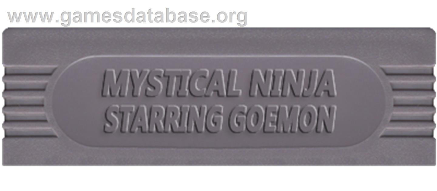 Mystical Ninja Starring Goemon - Nintendo Game Boy - Artwork - Cartridge Top