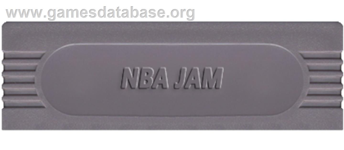 NBA Jam - Nintendo Game Boy - Artwork - Cartridge Top