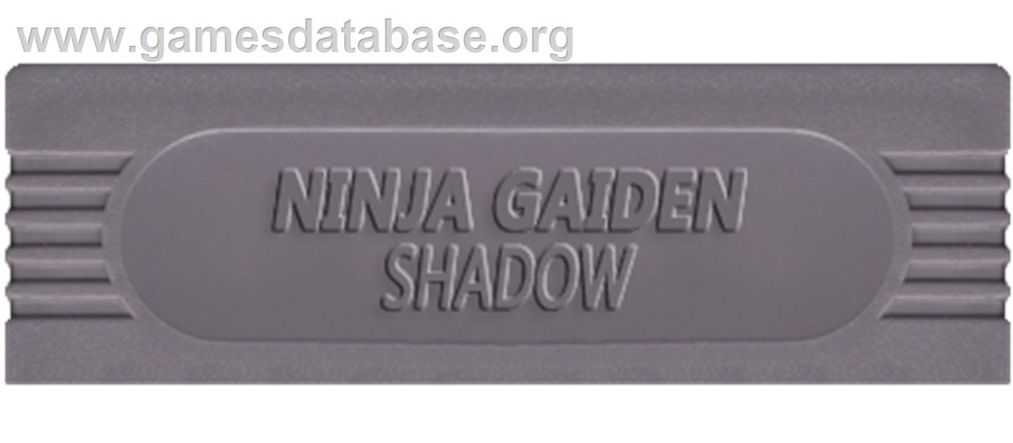 Ninja Gaiden: Shadow - Nintendo Game Boy - Artwork - Cartridge Top
