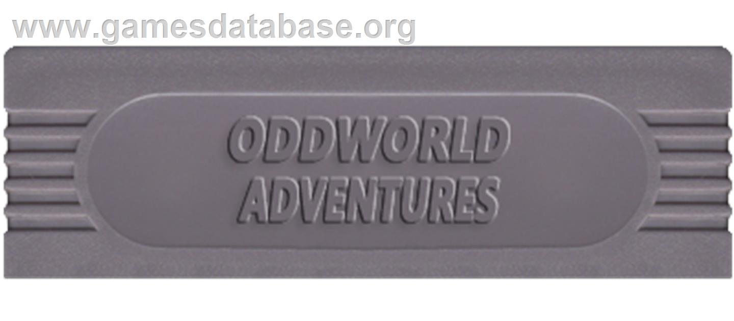 Oddworld Adventures - Nintendo Game Boy - Artwork - Cartridge Top