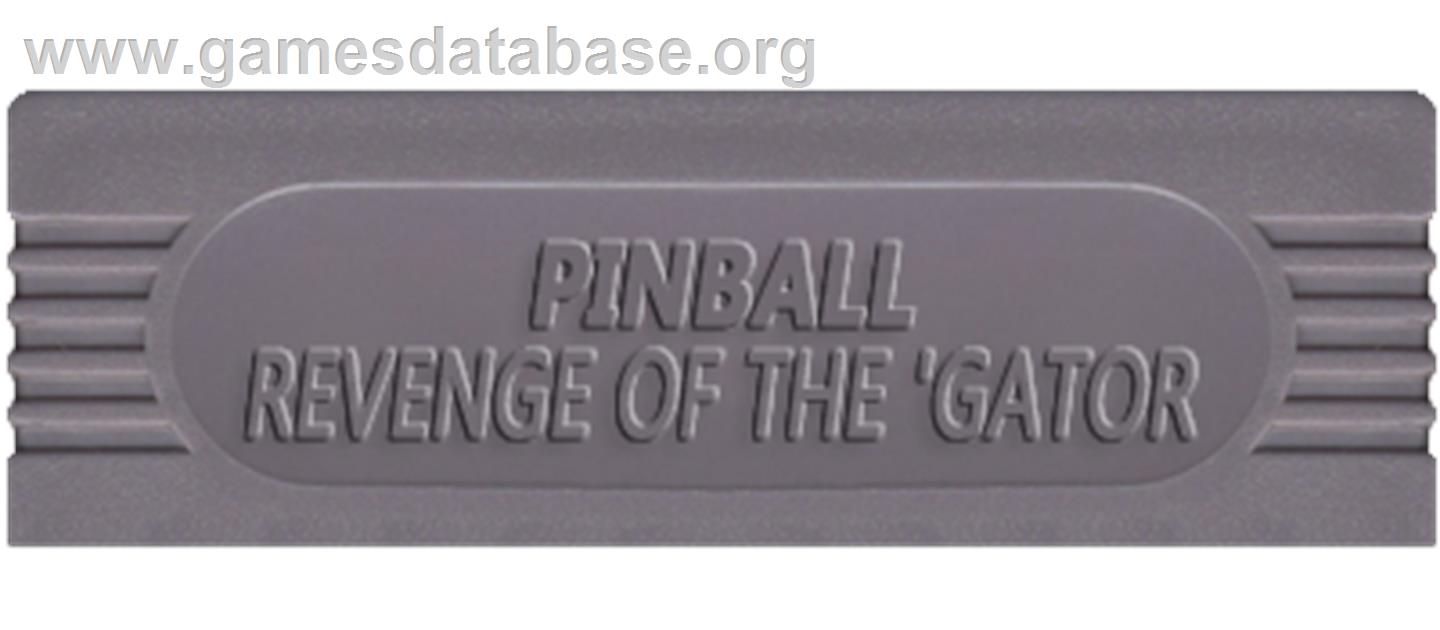 Pinball:  Revenge of the 'Gator - Nintendo Game Boy - Artwork - Cartridge Top