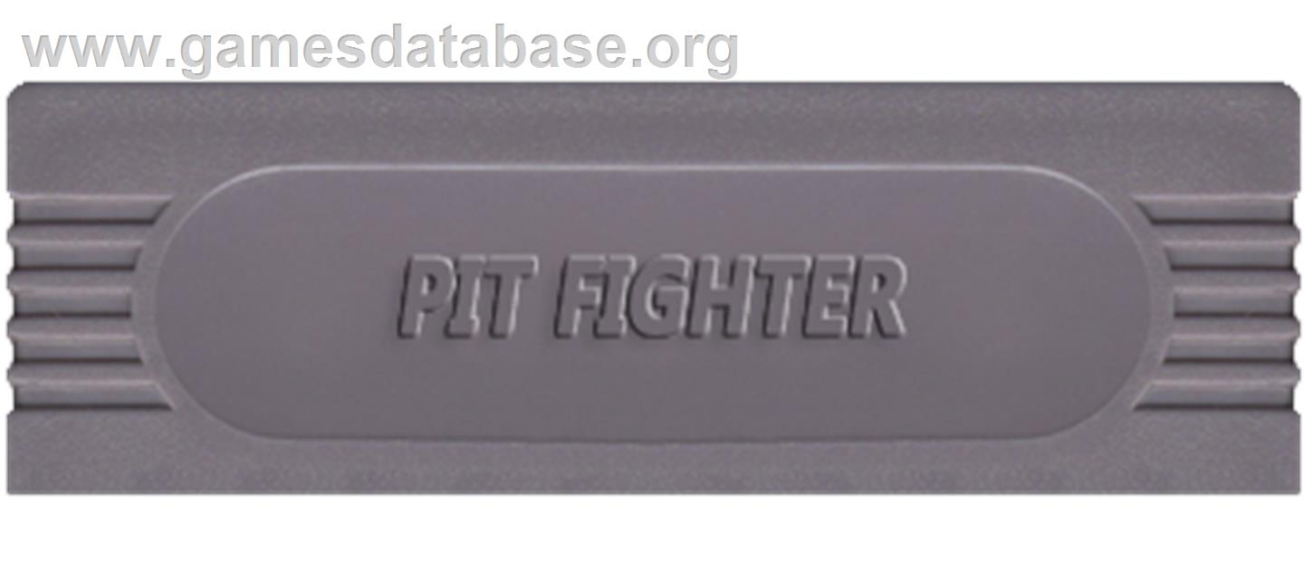 Pit Fighter - Nintendo Game Boy - Artwork - Cartridge Top