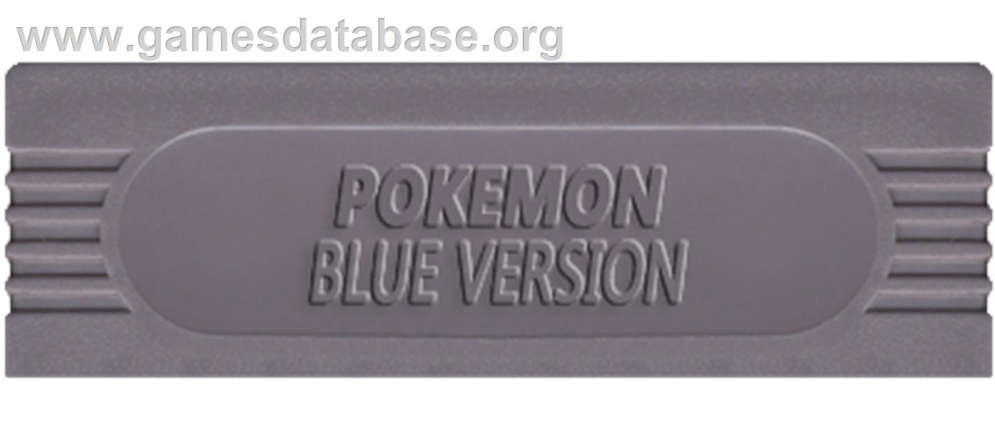 Pokemon - Blue Version - Nintendo Game Boy - Artwork - Cartridge Top