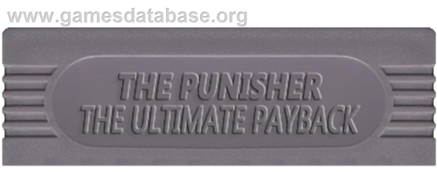 Punisher: Ultimate Payback - Nintendo Game Boy - Artwork - Cartridge Top