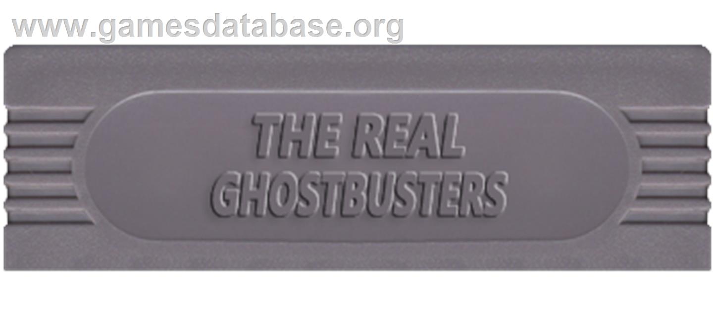 Real Ghostbusters, The - Nintendo Game Boy - Artwork - Cartridge Top