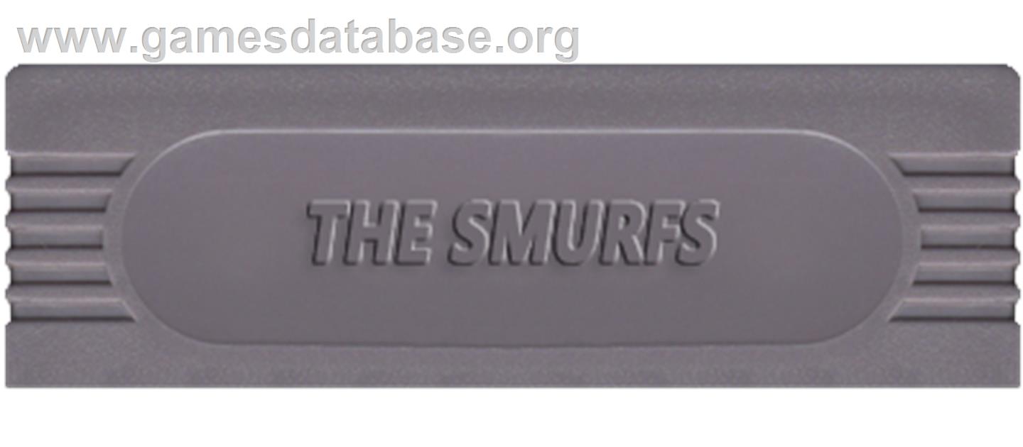 Smurfs - Nintendo Game Boy - Artwork - Cartridge Top
