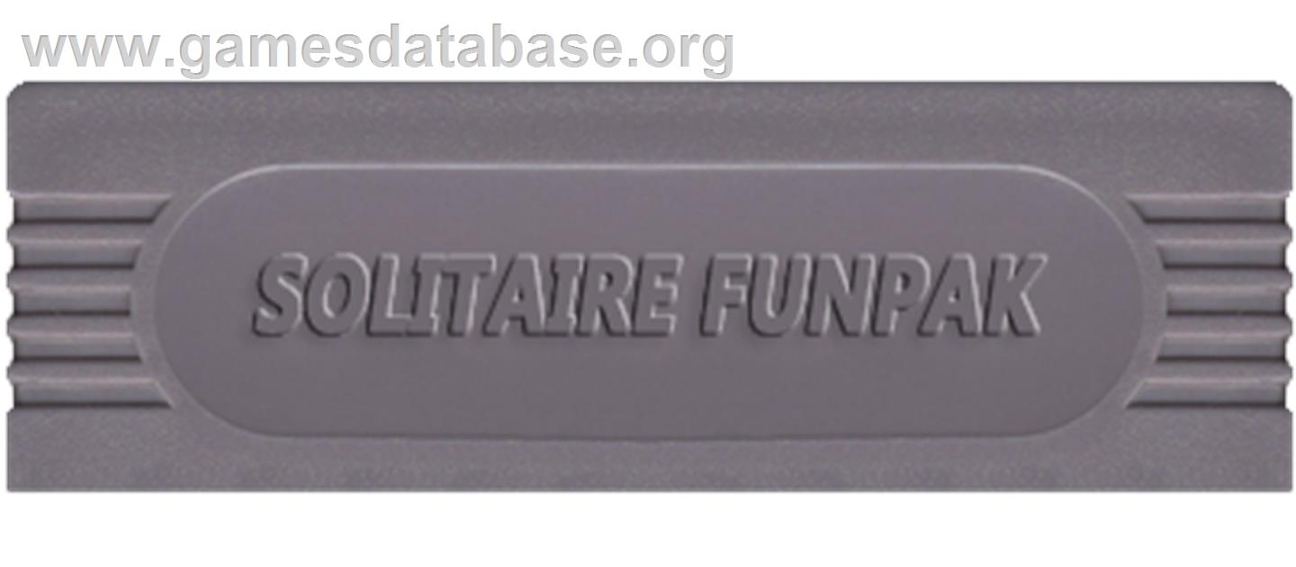 Solitaire FunPak - Nintendo Game Boy - Artwork - Cartridge Top
