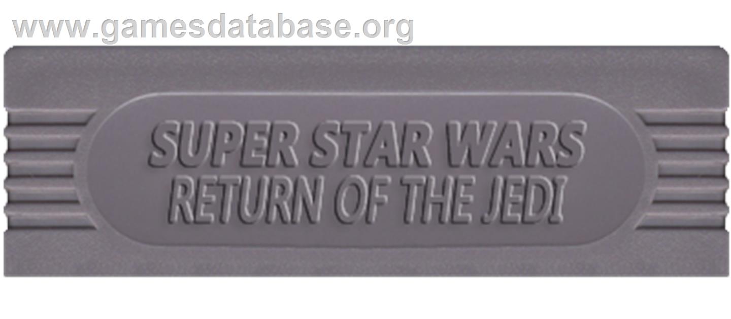 Super Star Wars: Return of the Jedi - Nintendo Game Boy - Artwork - Cartridge Top
