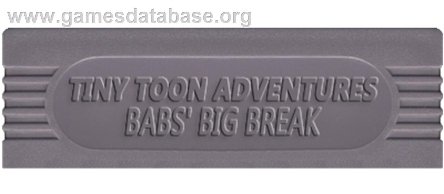 Tiny Toon Adventures: Babs' Big Break - Nintendo Game Boy - Artwork - Cartridge Top