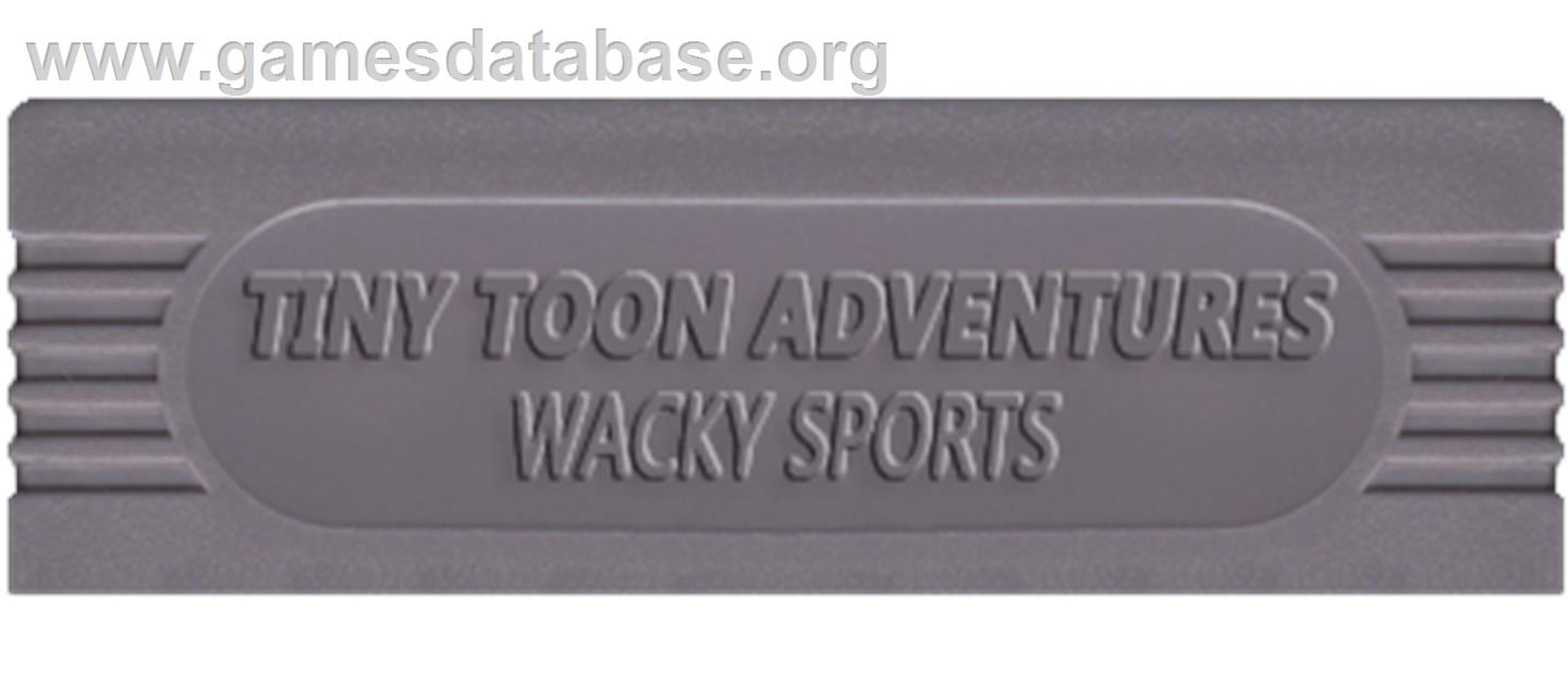 Tiny Toon Adventures: Wacky Sports Challenge - Nintendo Game Boy - Artwork - Cartridge Top