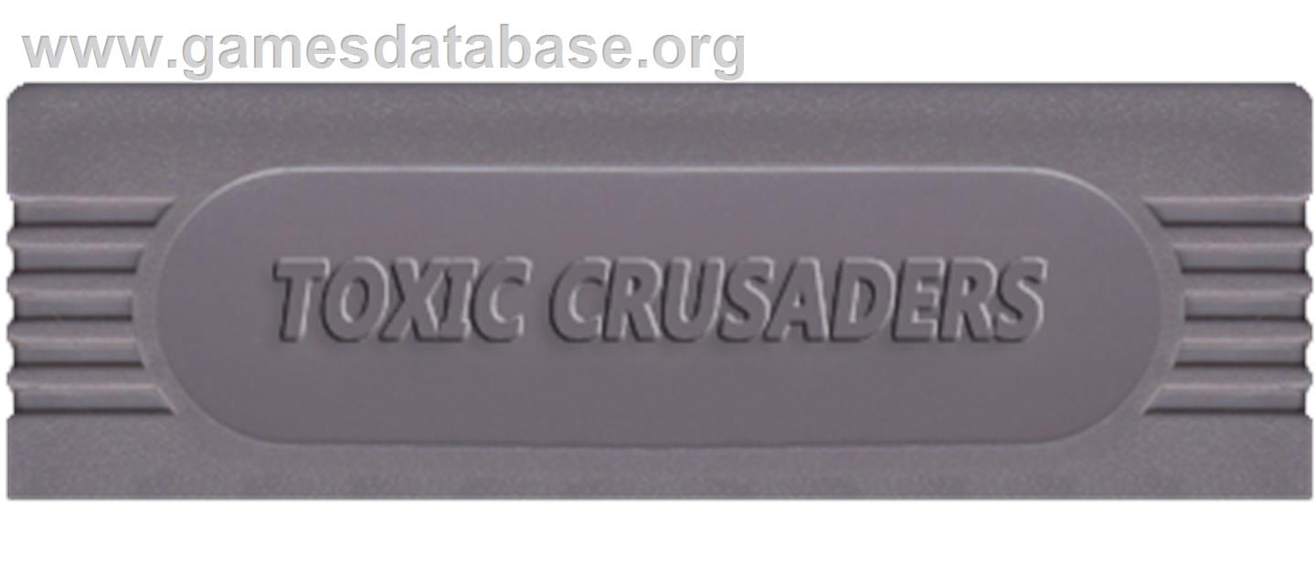Toxic Crusaders - Nintendo Game Boy - Artwork - Cartridge Top