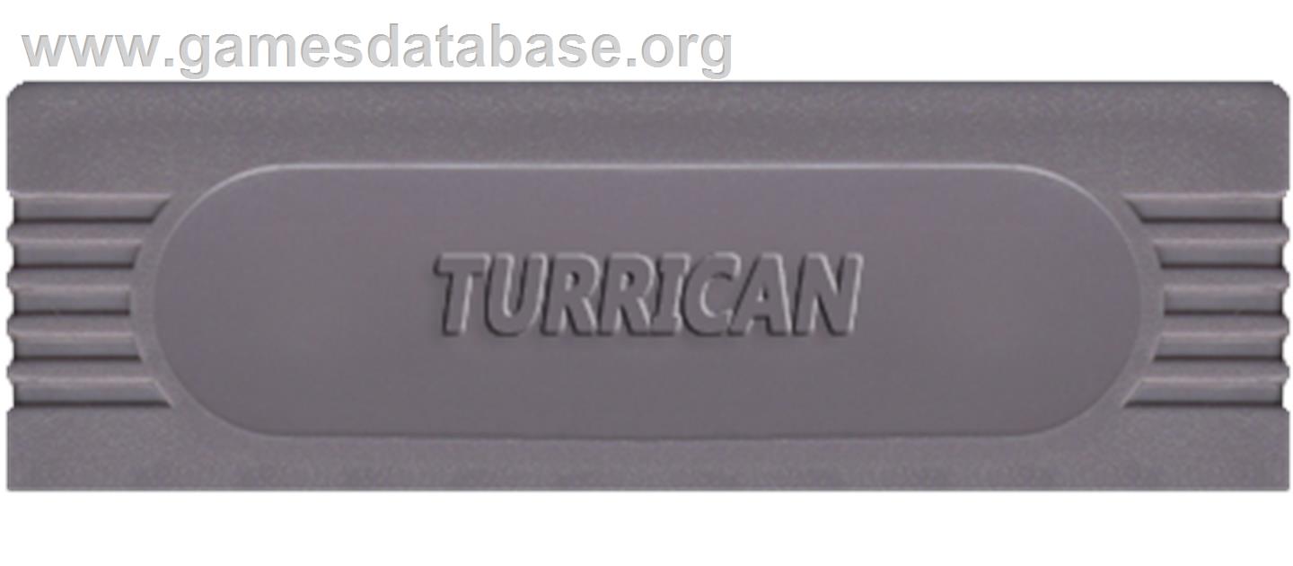 Turrican - Nintendo Game Boy - Artwork - Cartridge Top