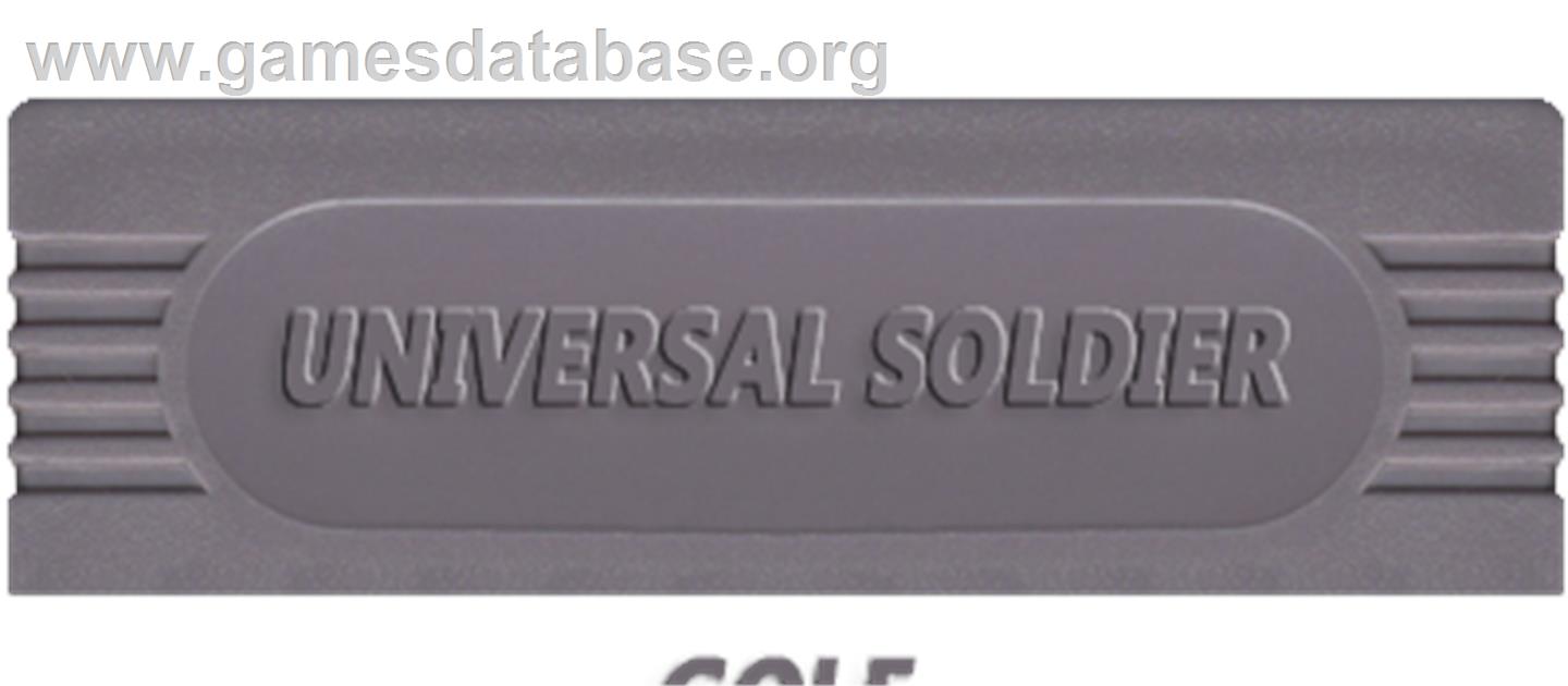 Universal Soldier - Nintendo Game Boy - Artwork - Cartridge Top