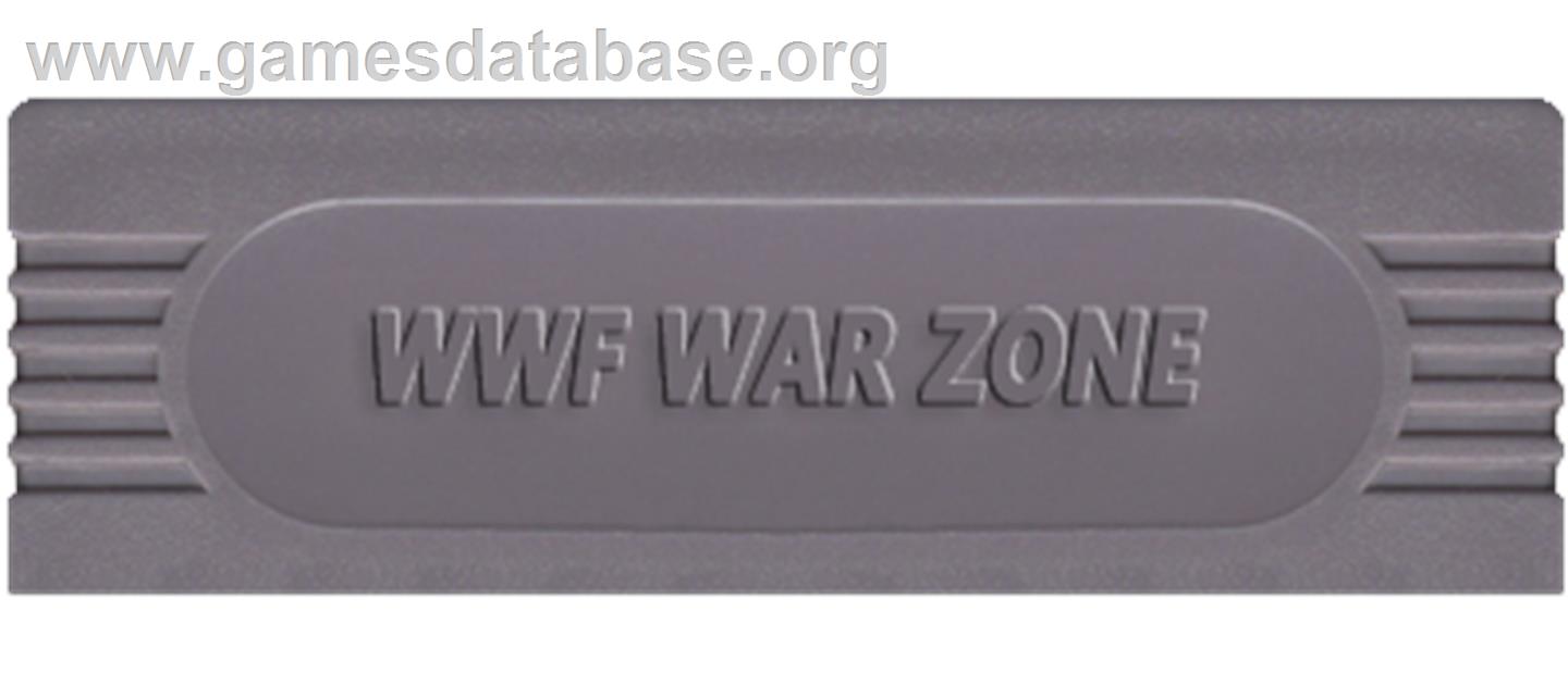 WWF War Zone - Nintendo Game Boy - Artwork - Cartridge Top