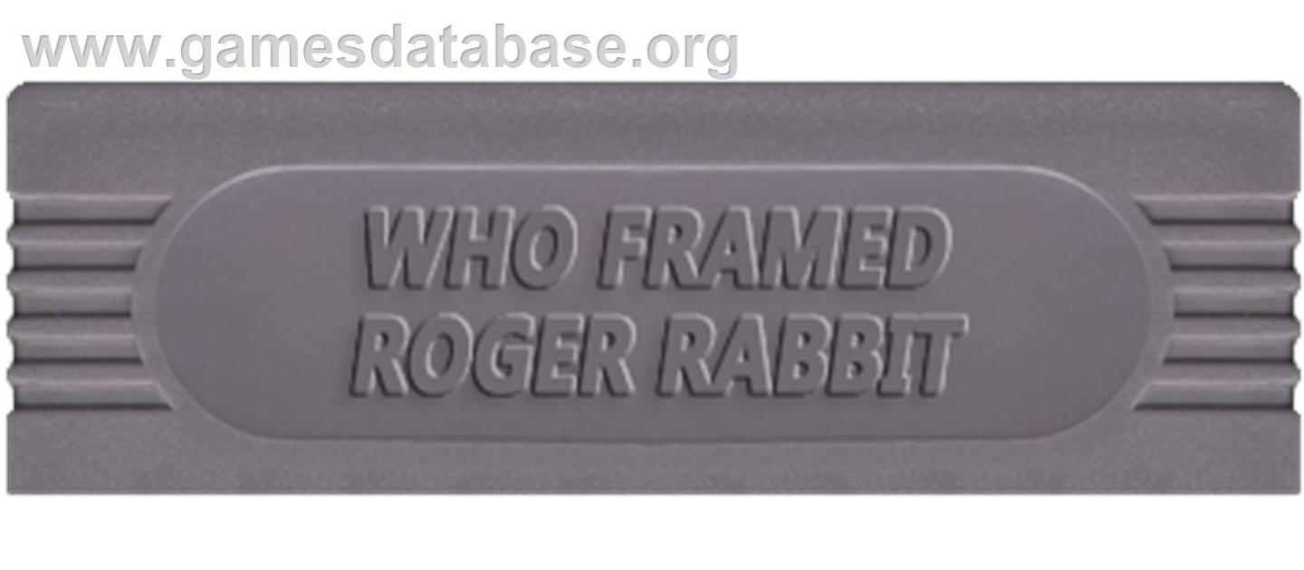 Who Framed Roger Rabbit - Nintendo Game Boy - Artwork - Cartridge Top