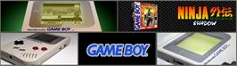 Arcade Cabinet Marquee for Ninja Gaiden: Shadow.