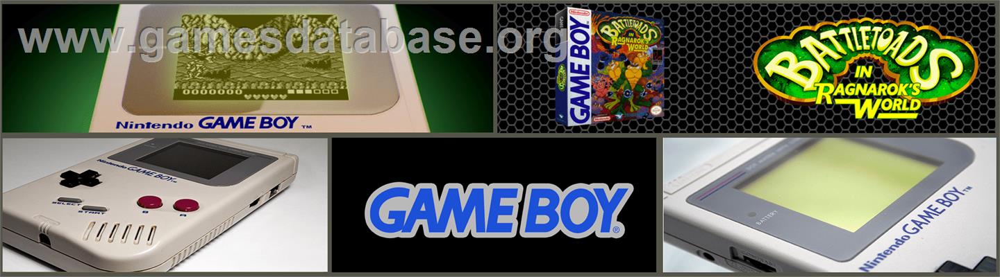 Battle Toads in Ragnarok's World - Nintendo Game Boy - Artwork - Marquee