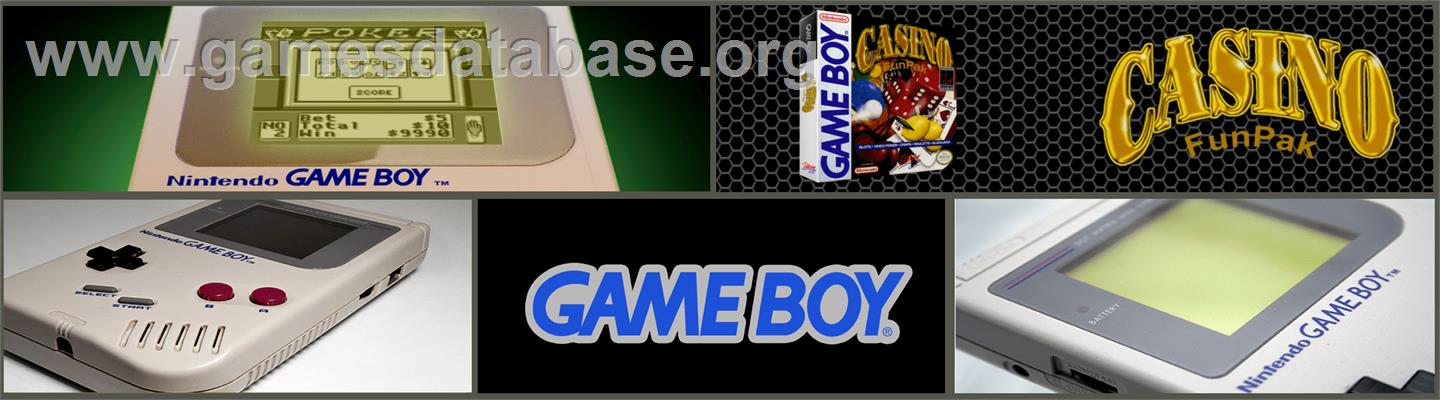 Casino FunPak - Nintendo Game Boy - Artwork - Marquee