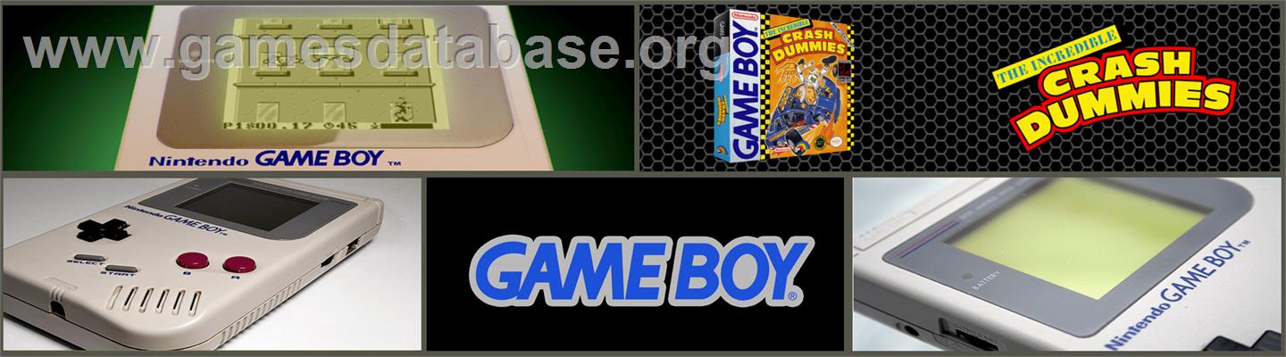 Incredible Crash Dummies - Nintendo Game Boy - Artwork - Marquee