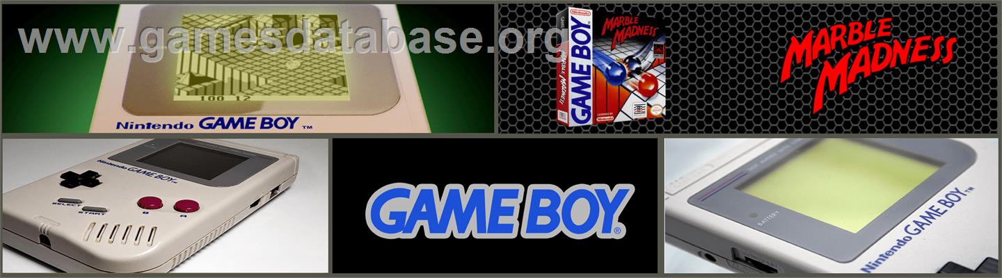 Marble Madness - Nintendo Game Boy - Artwork - Marquee