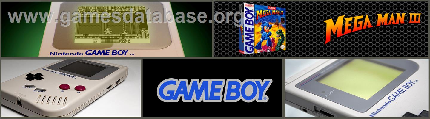 Mega Man III - Nintendo Game Boy - Artwork - Marquee