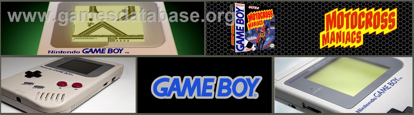 Motocross Maniacs - Nintendo Game Boy - Artwork - Marquee