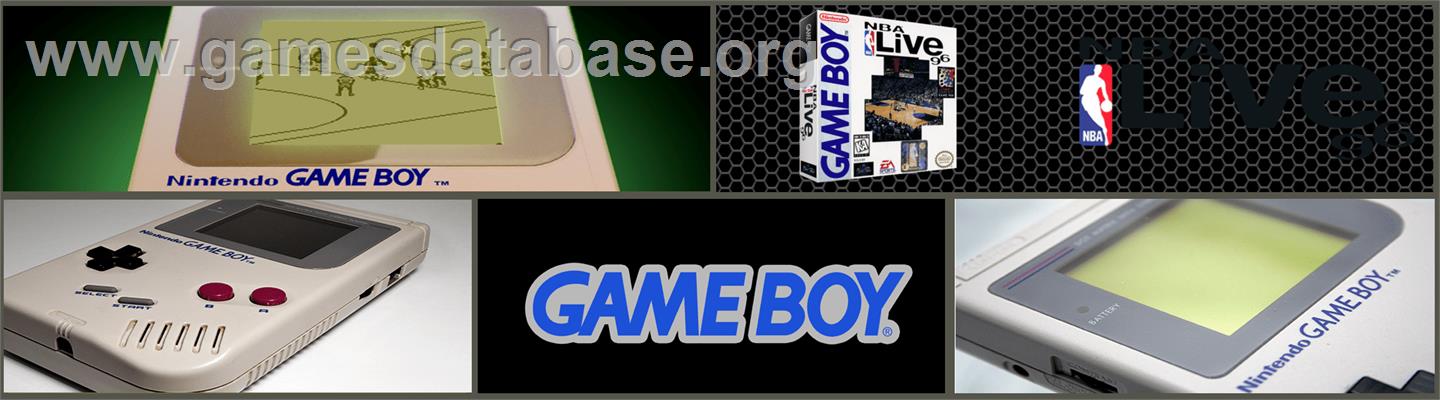 NBA Live '96 - Nintendo Game Boy - Artwork - Marquee