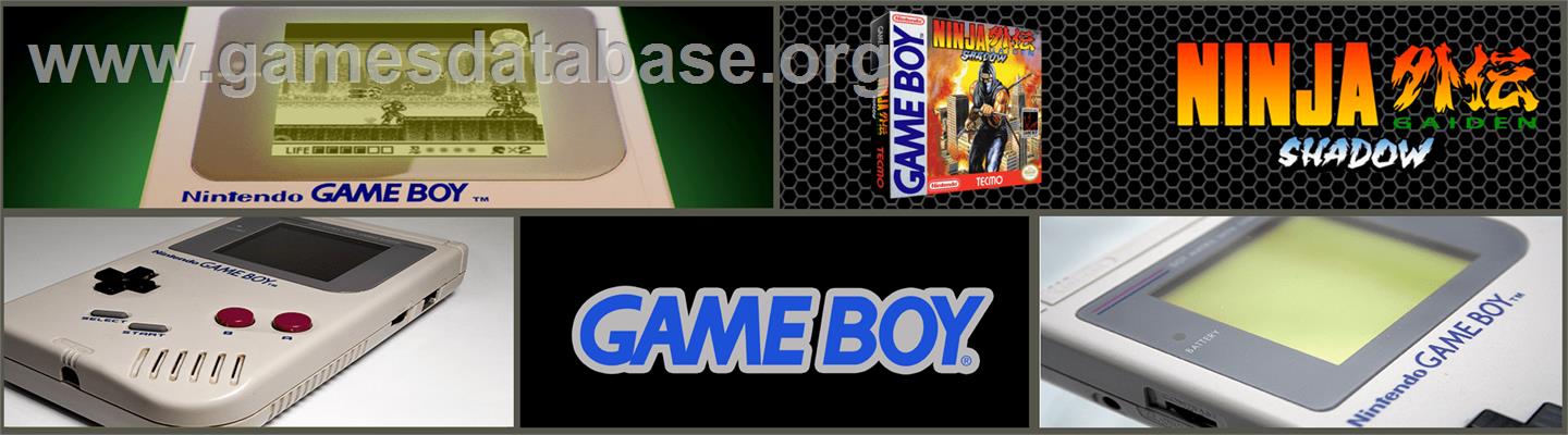 Ninja Gaiden: Shadow - Nintendo Game Boy - Artwork - Marquee
