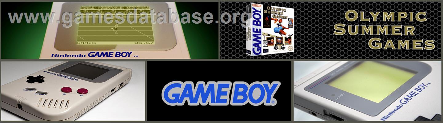 Olympic Summer Games - Nintendo Game Boy - Artwork - Marquee