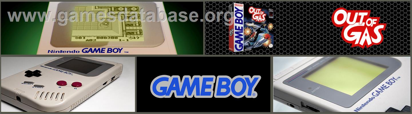 Out of Gas - Nintendo Game Boy - Artwork - Marquee