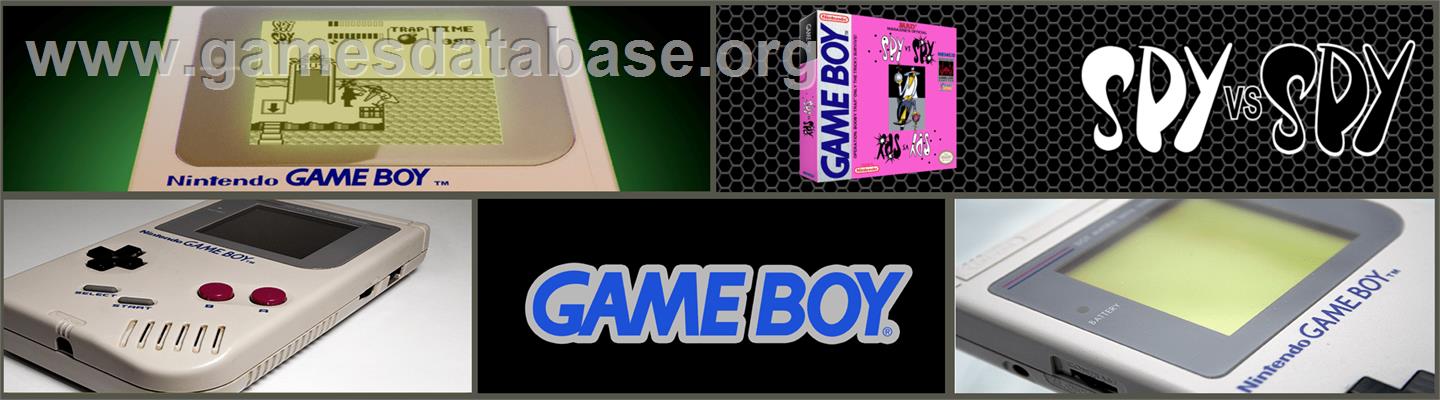 Spy vs Spy - Operation Boobytrap - Nintendo Game Boy - Artwork - Marquee