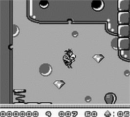 In game image of Alfred Chicken on the Nintendo Game Boy.