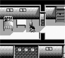 In game image of Aretha II: Ariel Fushigi no Tabi on the Nintendo Game Boy.