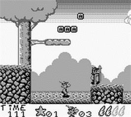 In game image of Asterix on the Nintendo Game Boy.