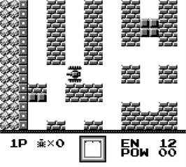 In game image of Battle City on the Nintendo Game Boy.