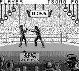 In game image of Best of the Best Championship Karate on the Nintendo Game Boy.