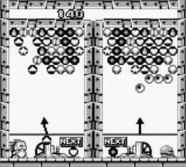 In game image of Bust-a-Move 2: Arcade Edition on the Nintendo Game Boy.