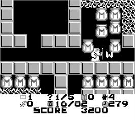 In game image of Exodus: Journey to the Promised Land on the Nintendo Game Boy.