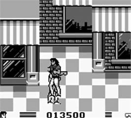 In game image of Lethal Weapon on the Nintendo Game Boy.